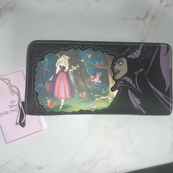 Loungefly Handbags - Loungefly Disney Villains Scene Maleficent Sleeping beauty wallet